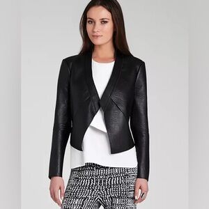 BCBGMAXAZRIA Lloyd Bonded Faux Leather Jacket